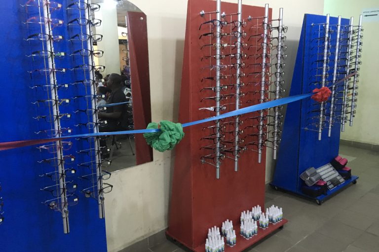 Picture showing a part of the DELSUTH Ophthalmic Optics Lab